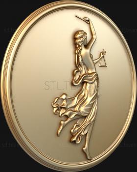 3D model The girl with the pick (STL)