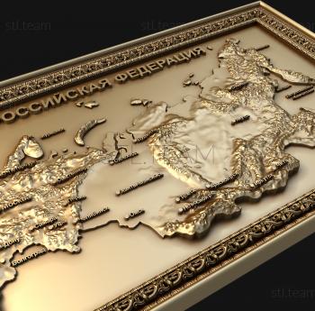 3D model Framed map (STL)