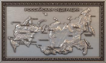 3D model Framed map (STL)