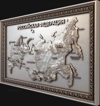 3D model Framed map (STL)