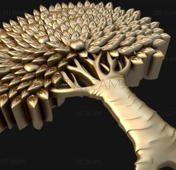 3D модель Яблоня (STL)