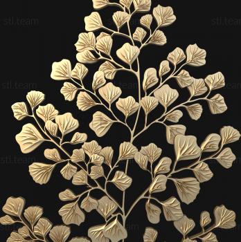 3D model A branch with leaves (STL)