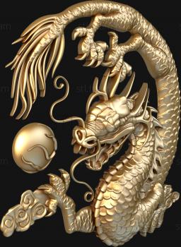 3D model The dragon and the sun (STL)