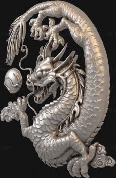3D model The dragon and the sun (STL)