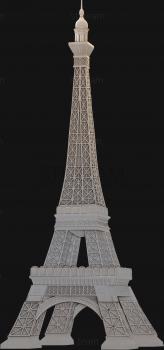 3D model Eiffel tower (STL)