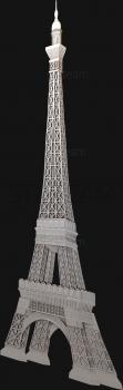 3D модель Эйфелева башня (STL)