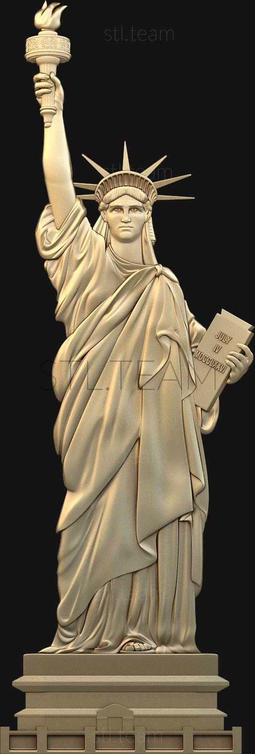 3D модель Статуя свободы (STL)