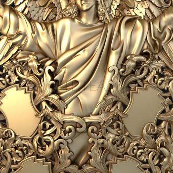 3D модель Ангел и медальоны (STL)