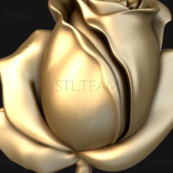 3D model Rosebud (STL)