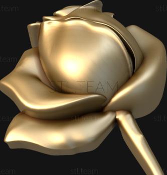 3D модель Бутон розы (STL)