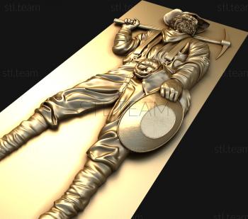 3D model Gold miner (STL)