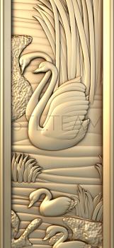 3D model Swans and ducks (STL)