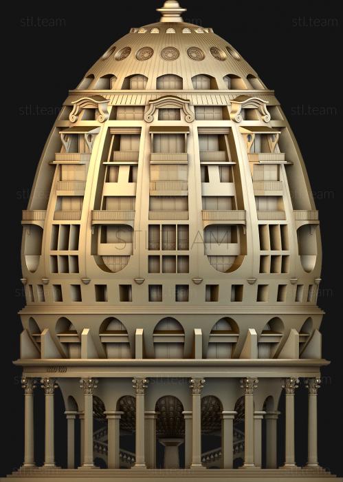 Панно Egg building