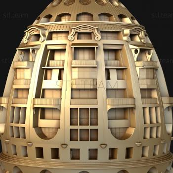 3D model Egg building (STL)