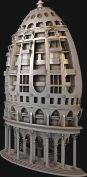 3D model Egg building (STL)