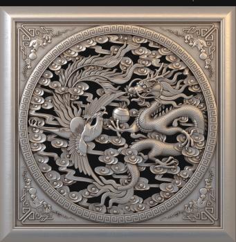 3D model Chinese dragon and salt (STL)