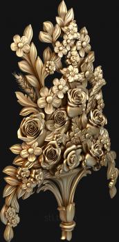 3D model Roses in a vase (STL)