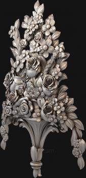 3D model Roses in a vase (STL)