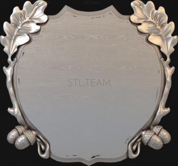 3D model Oak medallion (STL)
