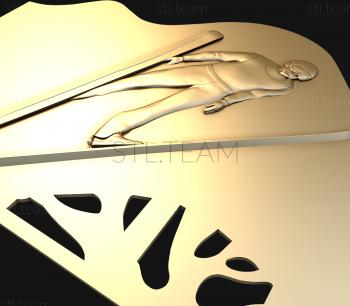 3D model High-speed ski jump (STL)