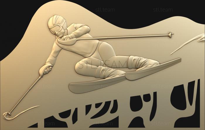 3D model Ski slope (STL)