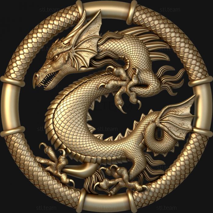 Панно Китайский дракон