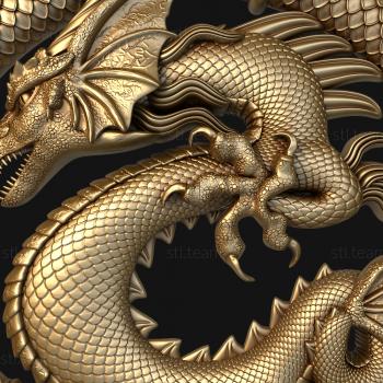 3D model Chinese dragon (STL)