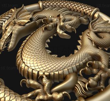 3D model Chinese dragon (STL)