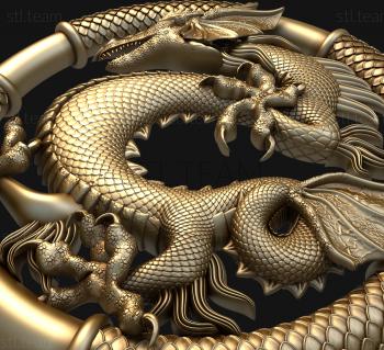 3D model Chinese dragon (STL)