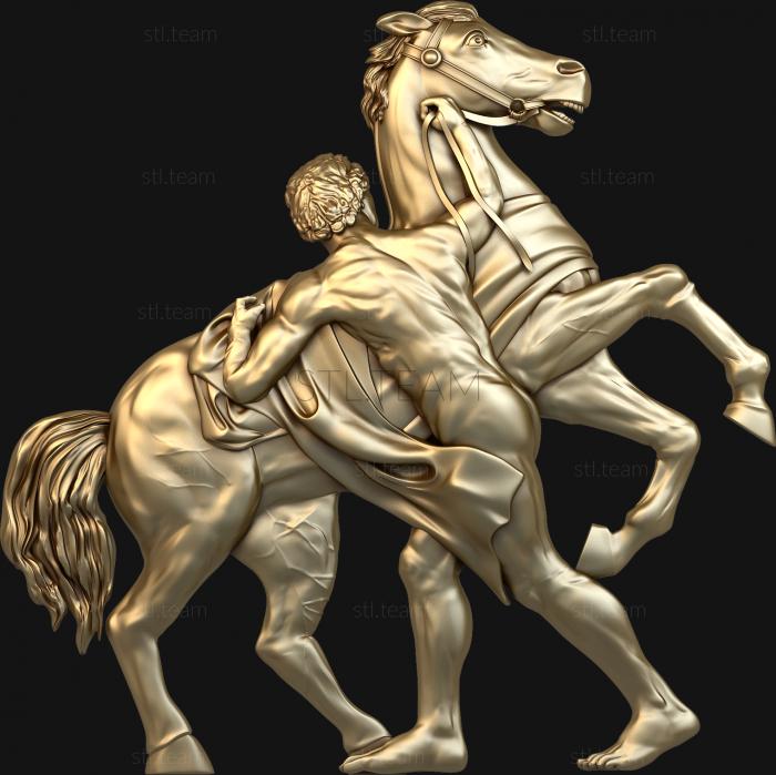 3D model Taming the horse (STL)