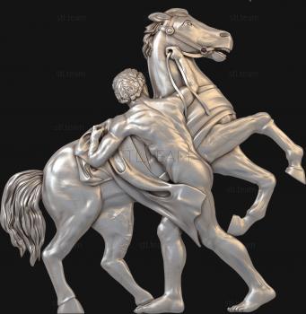 3D model Taming the horse (STL)