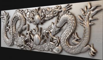 3D model Chinese dragons (STL)