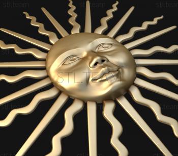 3D модель Строгое солнце (STL)