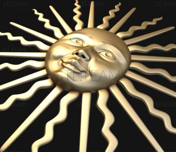 3D модель Строгое солнце (STL)