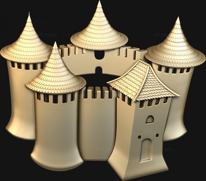 3D model Fortress (STL)