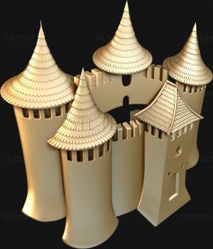 3D модель Крепость (STL)