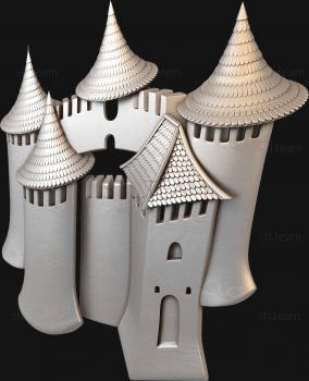 3D model Fortress (STL)