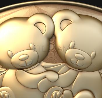 3D model Bear cubs (STL)
