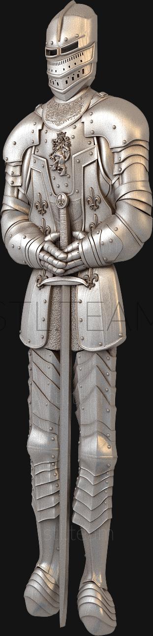 3D model Knight with a sword (STL)