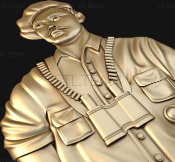 3D model Man with binoculars (STL)