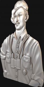 3D модель Человек с биноклем (STL)