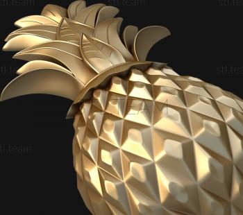 3D model A pineapple (STL)