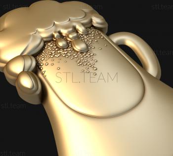 3D model A mug of beer (STL)