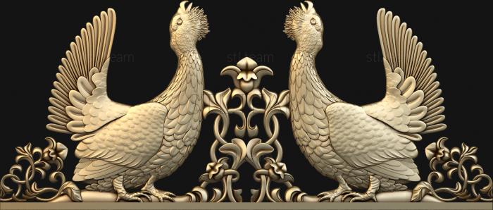 3D model Turning capercaillies (STL)