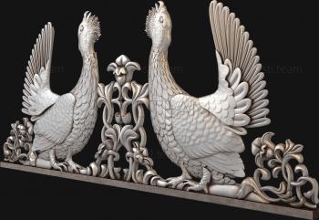 3D model Turning capercaillies (STL)