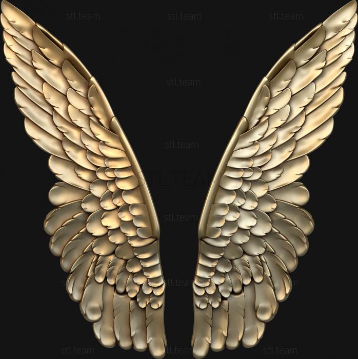 3D модель  панно крылья (STL)
