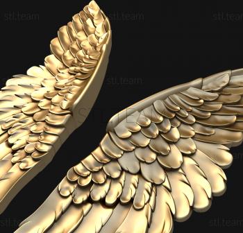 3D модель  панно крылья (STL)