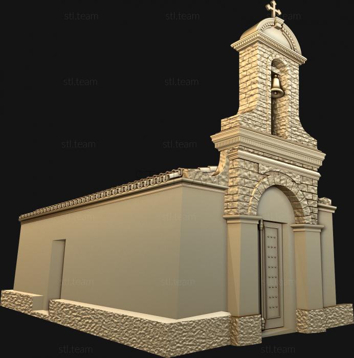 3D модель Небольшая церковь (STL)