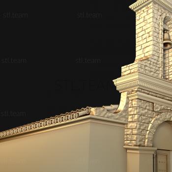 3D model Small church (STL)