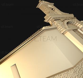 3D model Small church (STL)